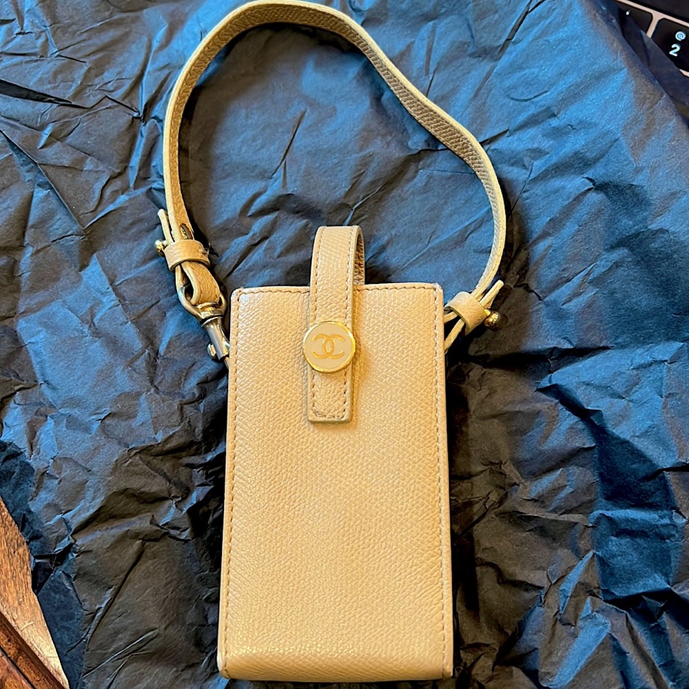 Chanel vintage phone case